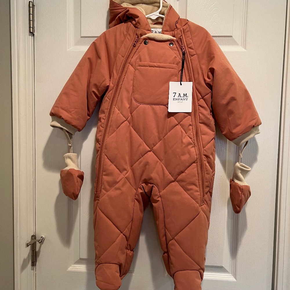 7AM Enfant Benji Snowsuit size 12-24 months